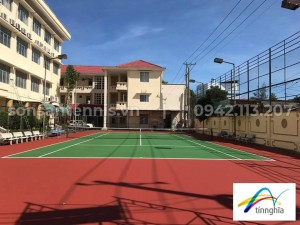 [Dự án] Thi công sân tennis bưu điện Phan Thiết - Bình Thuận