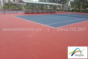 [Dự án] Sơn và sửa lại 2 sân tennis với hệ thống 4 lớp Sơn Nova Sports