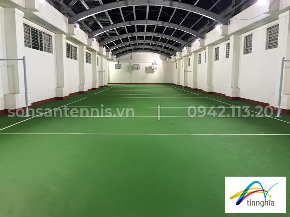 [Dự án] 02 sân bóng chuyền và 01 sân bóng rổ ĐH Hutech